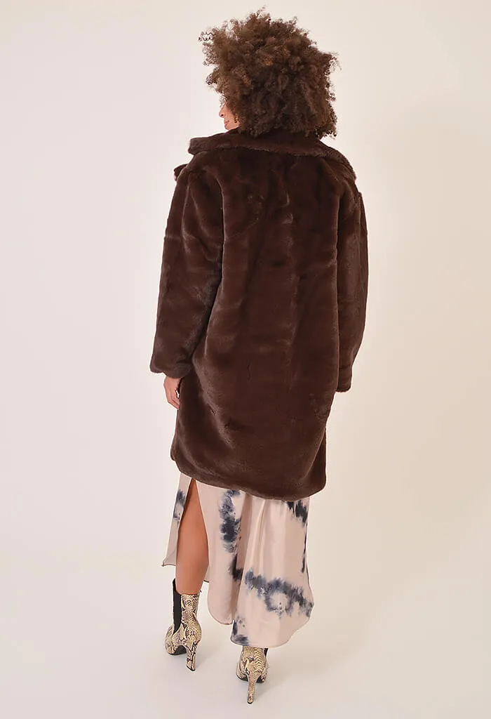 Emery Coat-Dark Brown