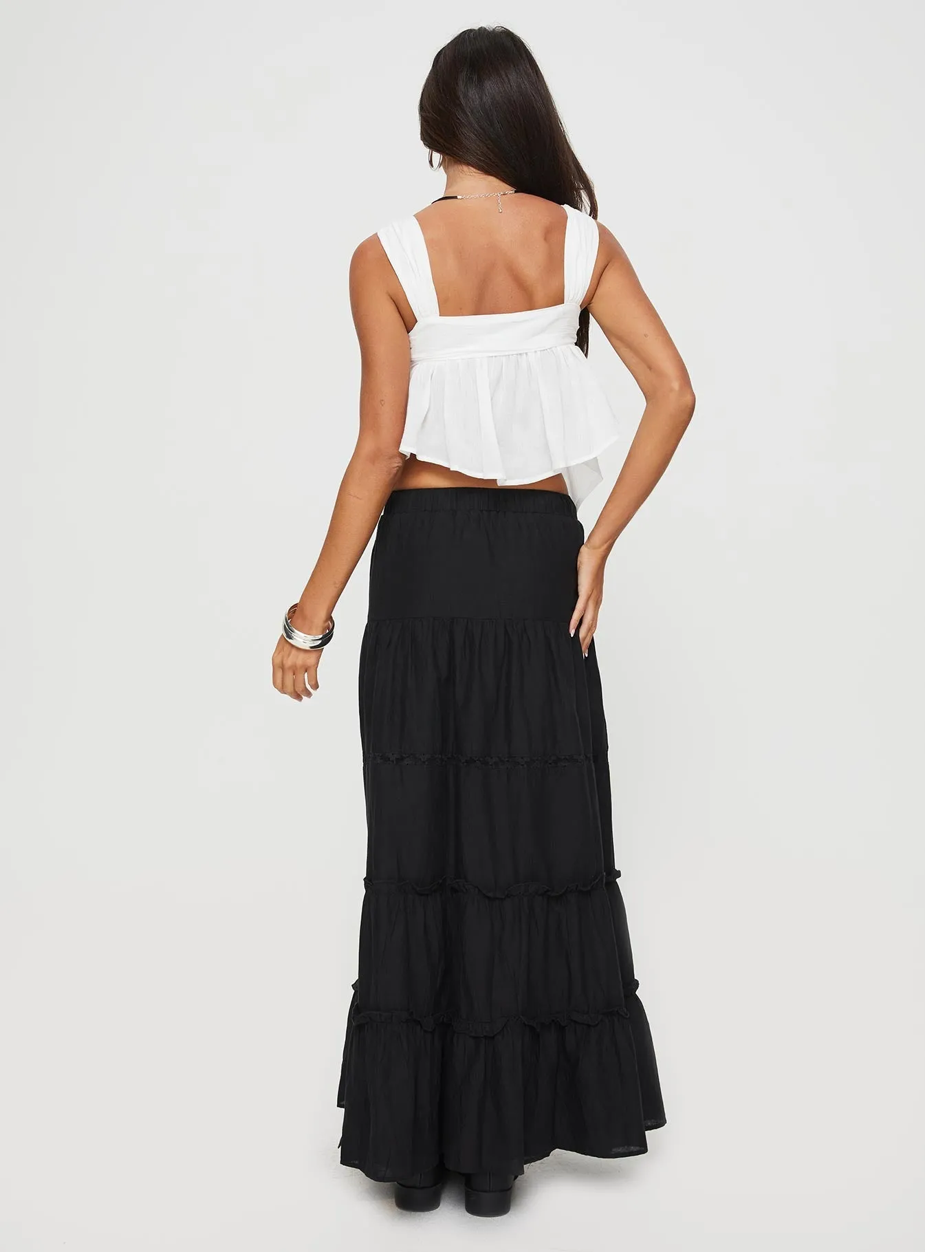 Eulalia Maxi Skirt Black