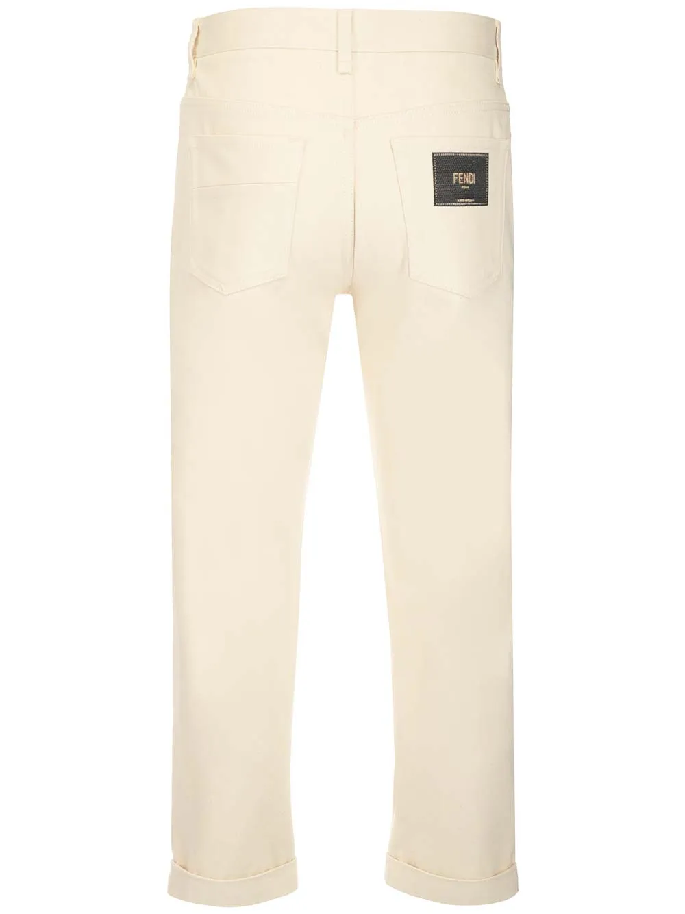 Fendi High Waist Cropped Jeans