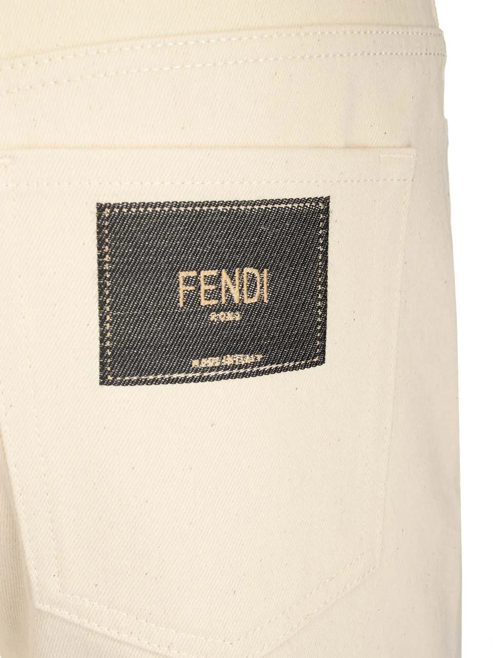 Fendi High Waist Cropped Jeans