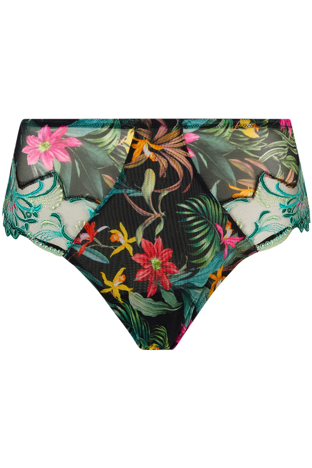 Fleurs Etoiles High Waist Brief