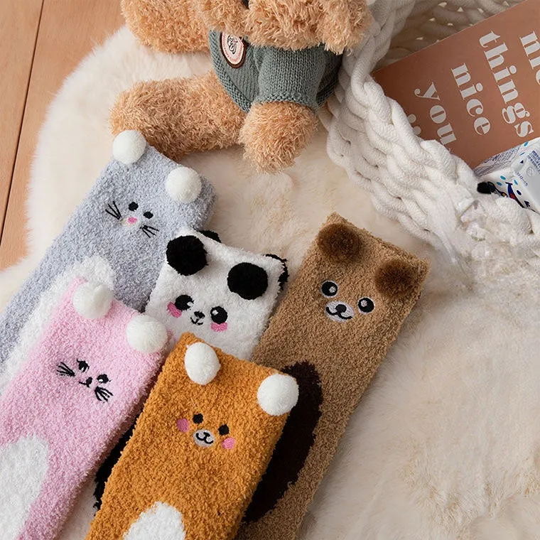 Forest Friend Animal Winter Socks MK18752