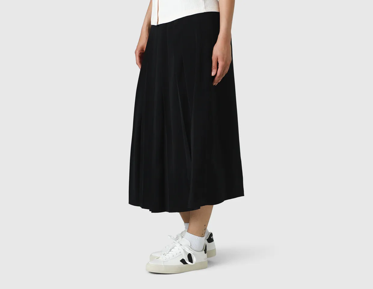 Fred Perry Women's Pleated Tennis Skirt / Black