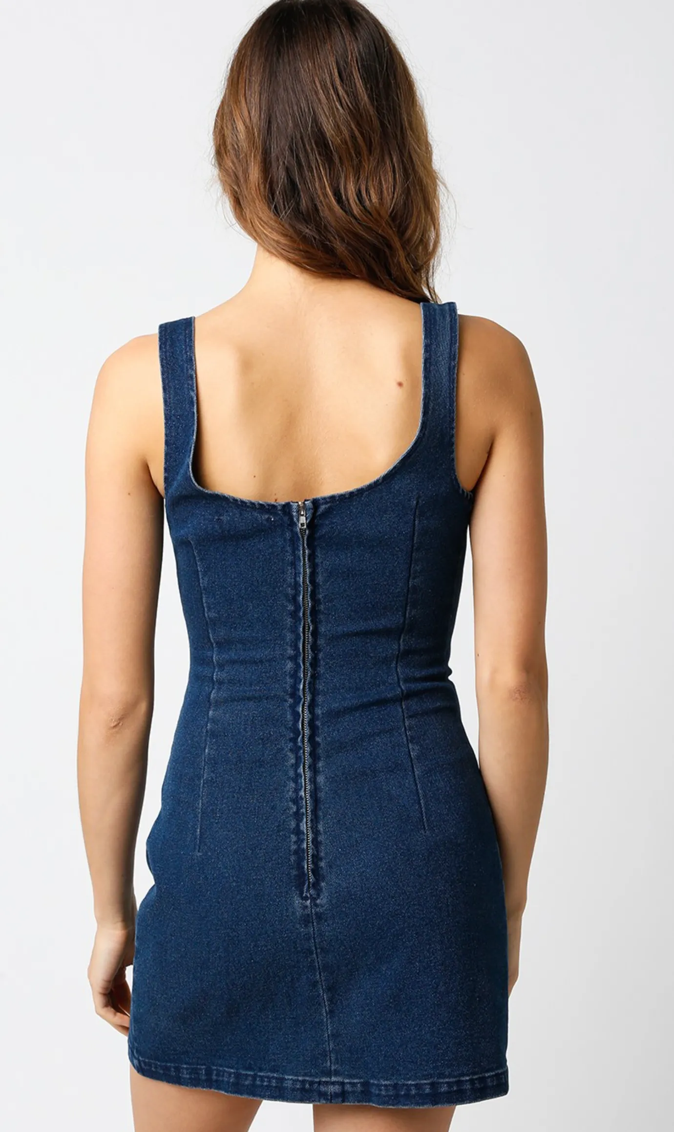 Gail Denim Mini Dress