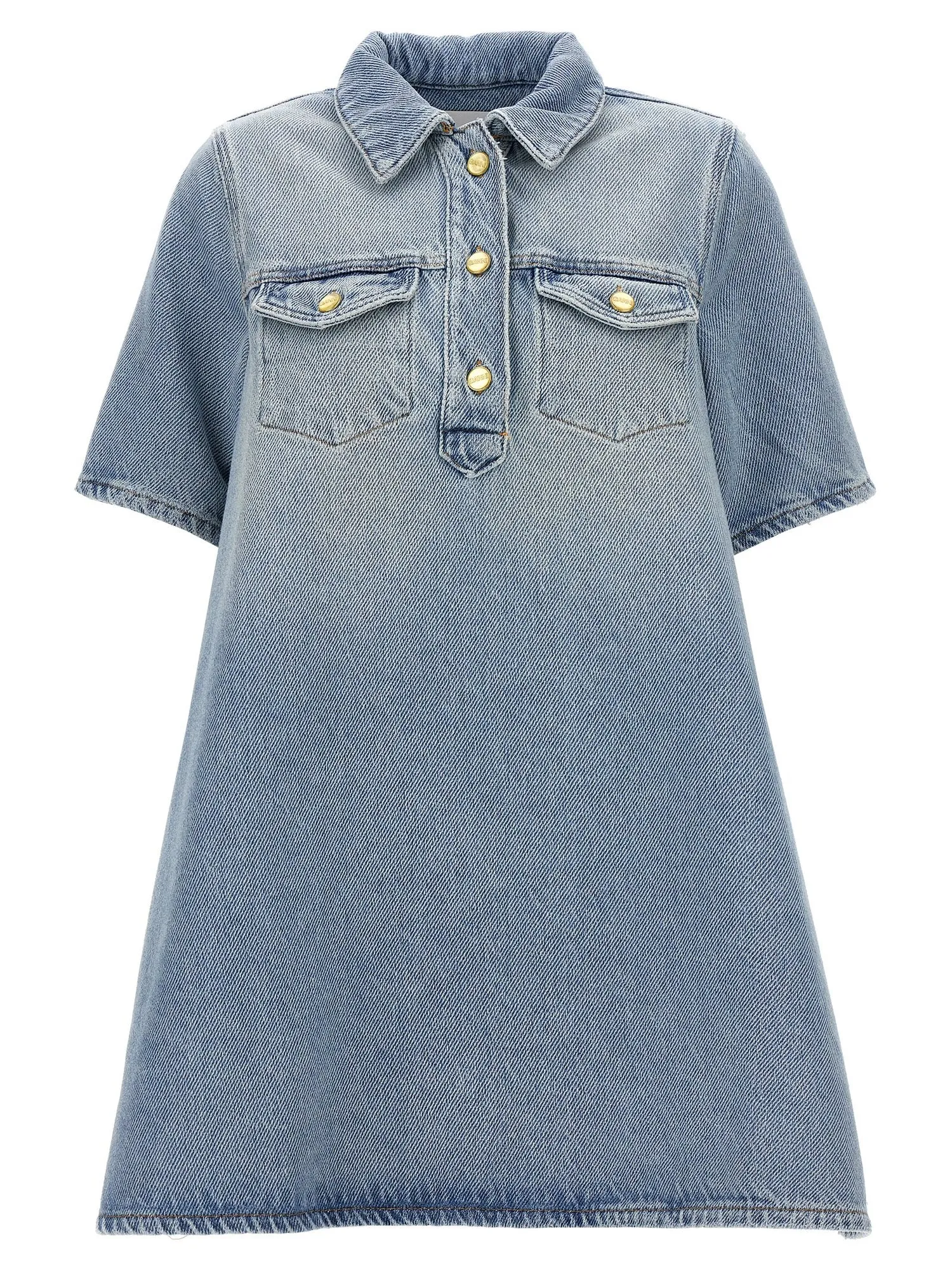 Ganni    Ganni 'Heavy Denim Mini' Dress