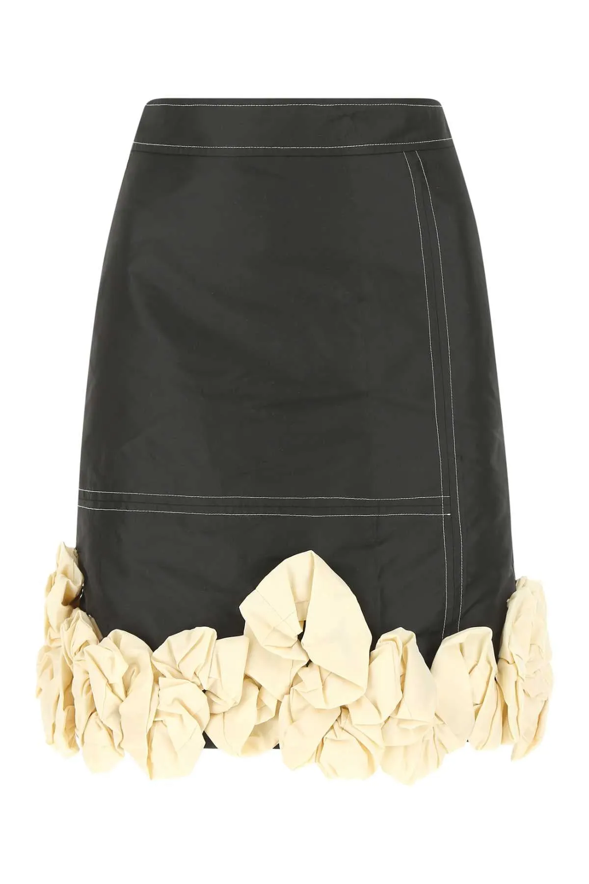 Ganni Tafetta Mini Skirt