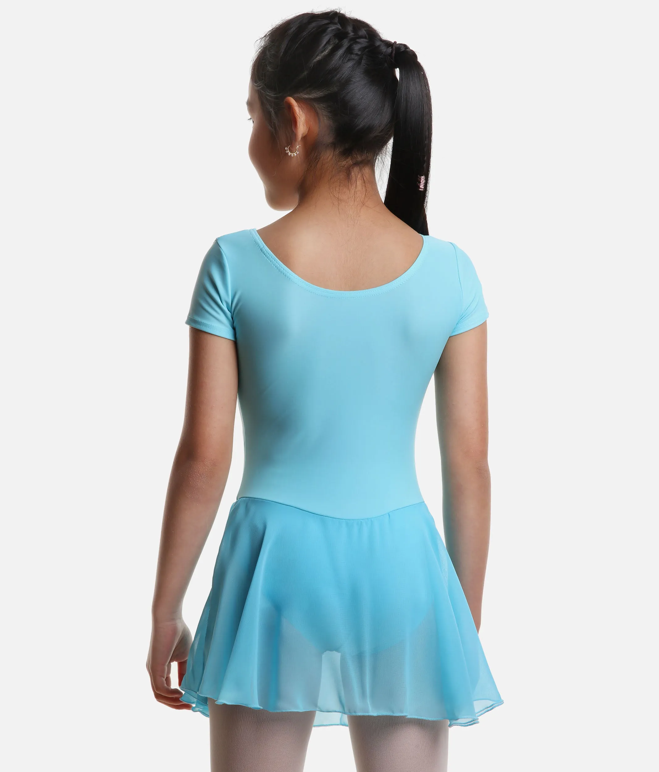 Girls Cap Sleeved Skirted Leotard - RV2383