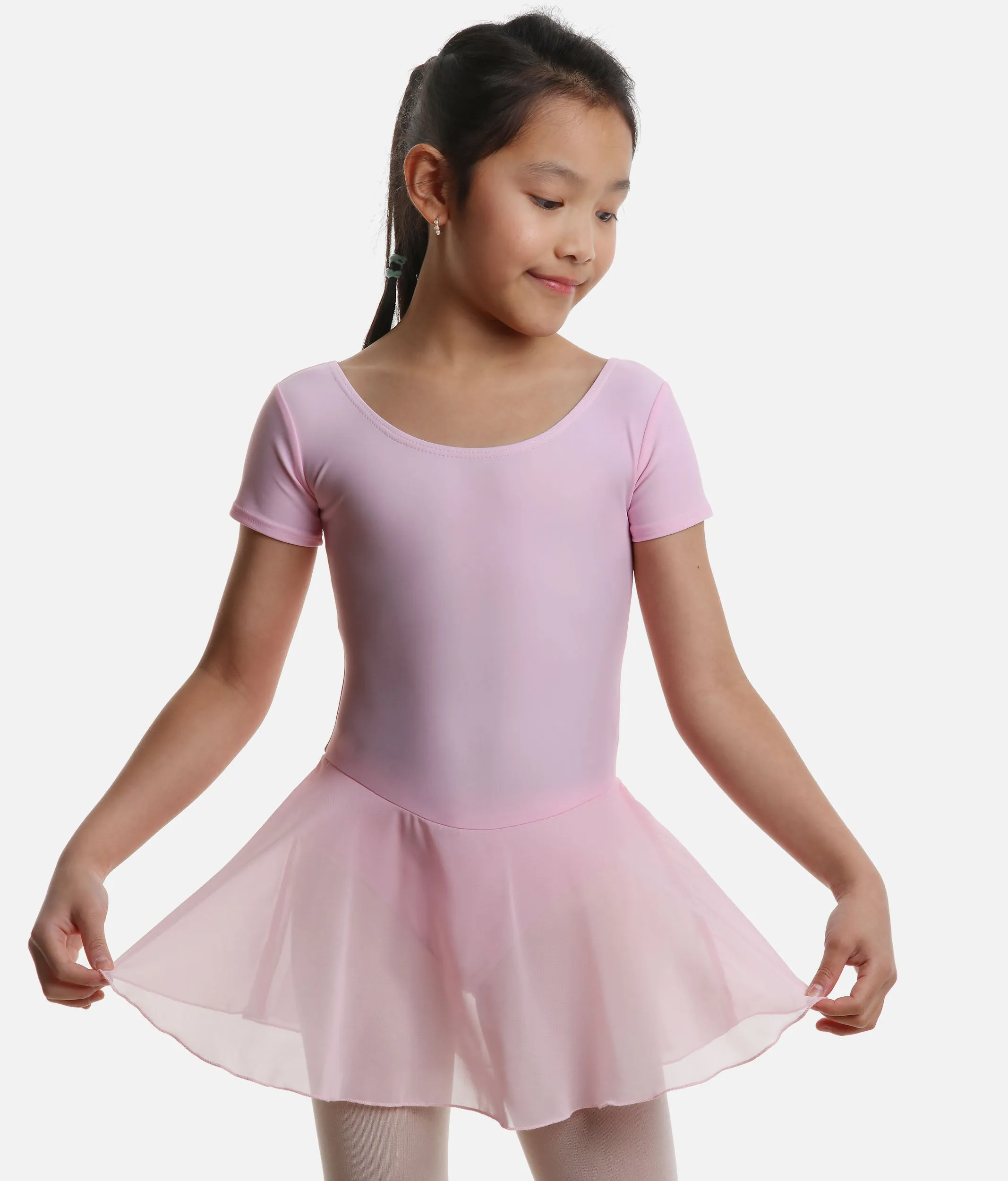 Girls Cap Sleeved Skirted Leotard - RV2383