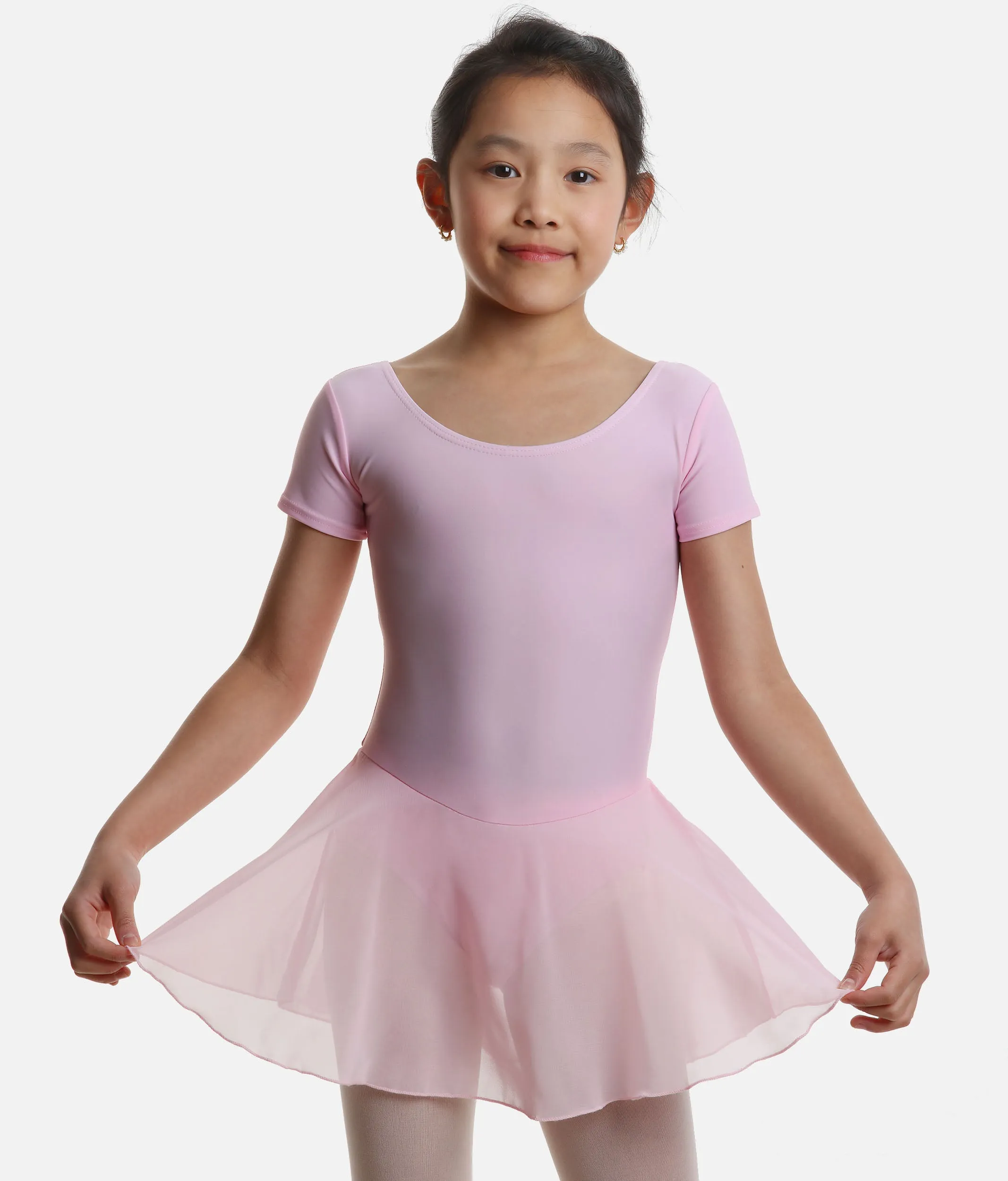 Girls Cap Sleeved Skirted Leotard - RV2383