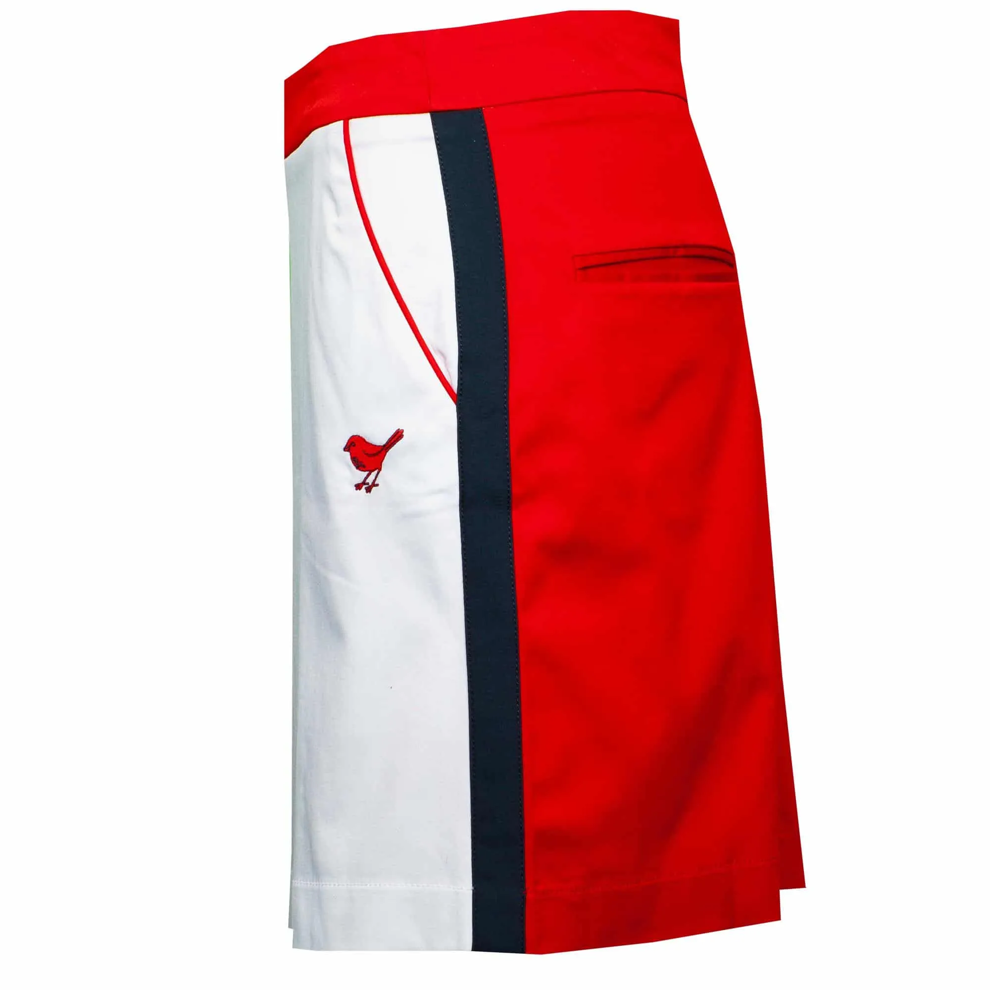 Girls Golf WHITE RED SWING Ladies Golf Skort