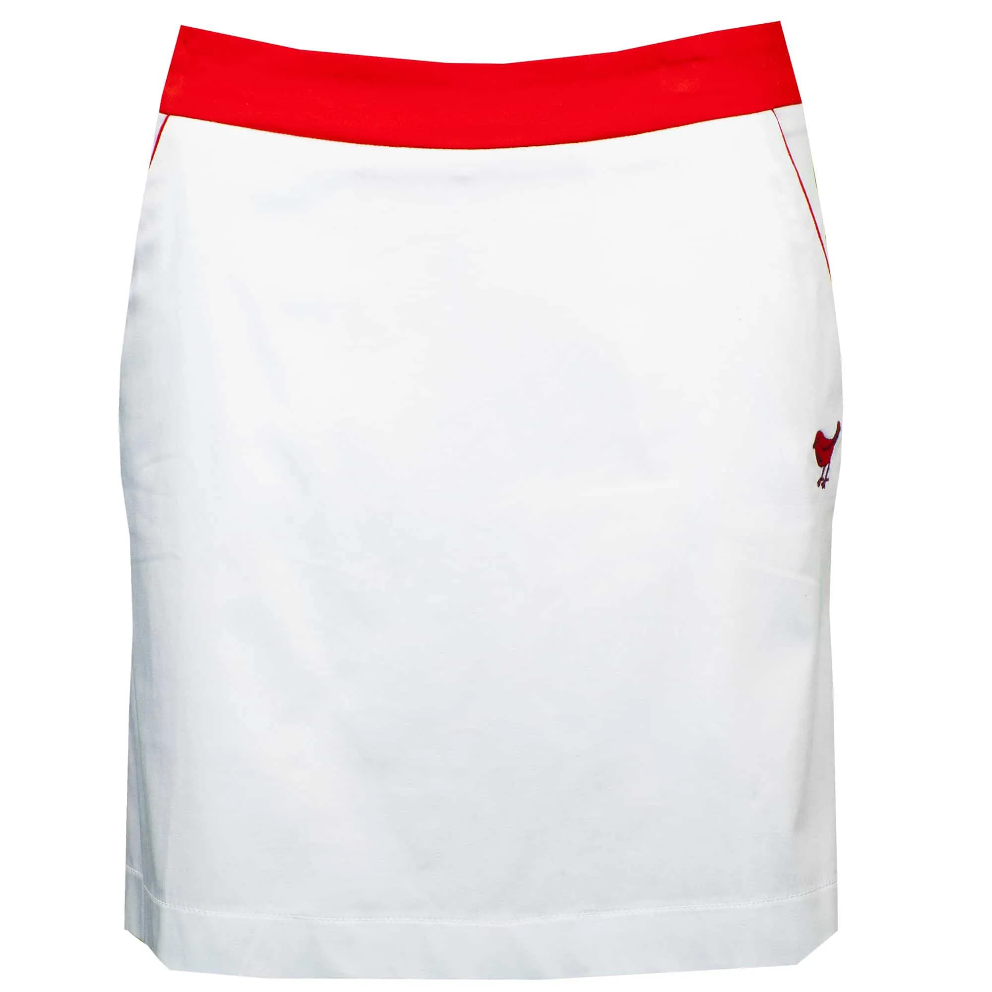 Girls Golf WHITE RED SWING Ladies Golf Skort