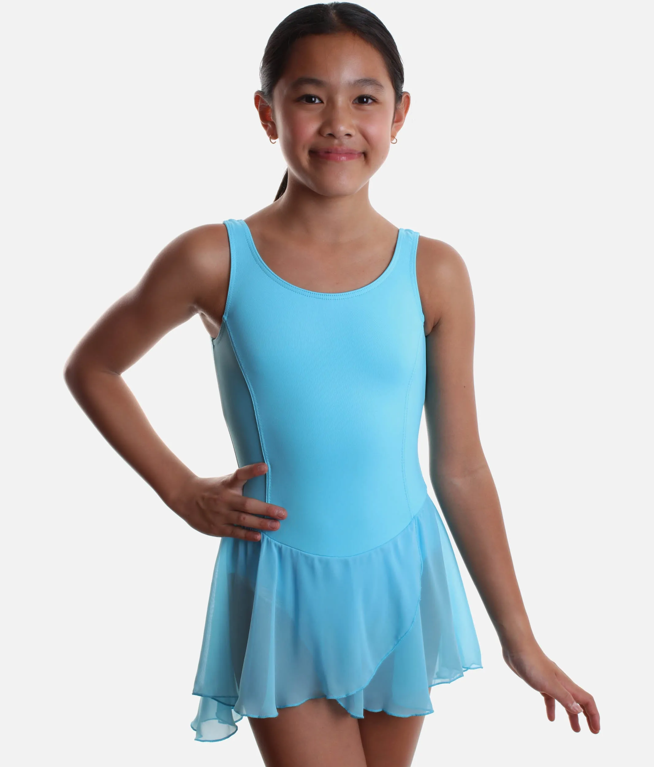 Girls Skirted Tank Leotard - Charlotte