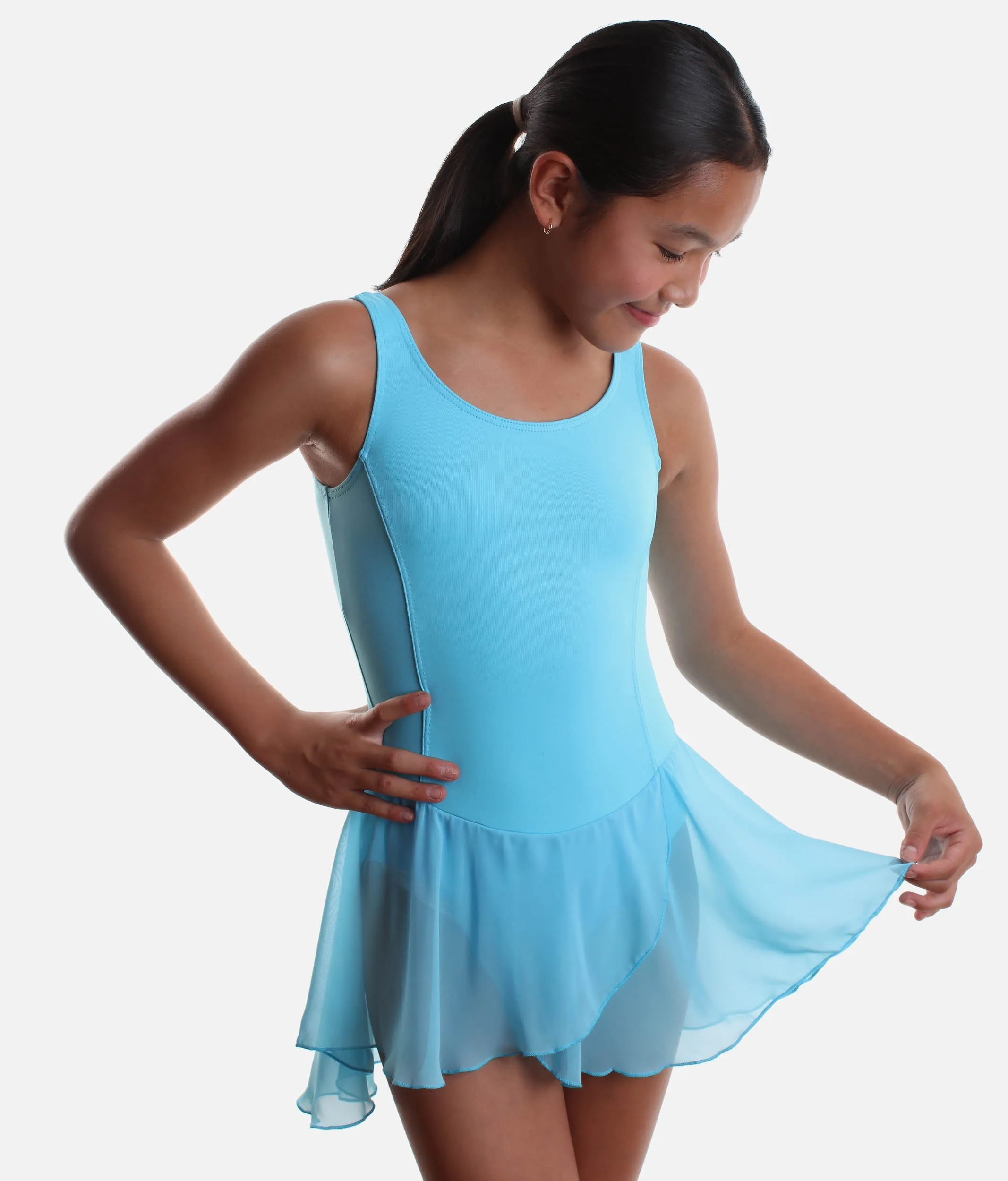 Girls Skirted Tank Leotard - Charlotte