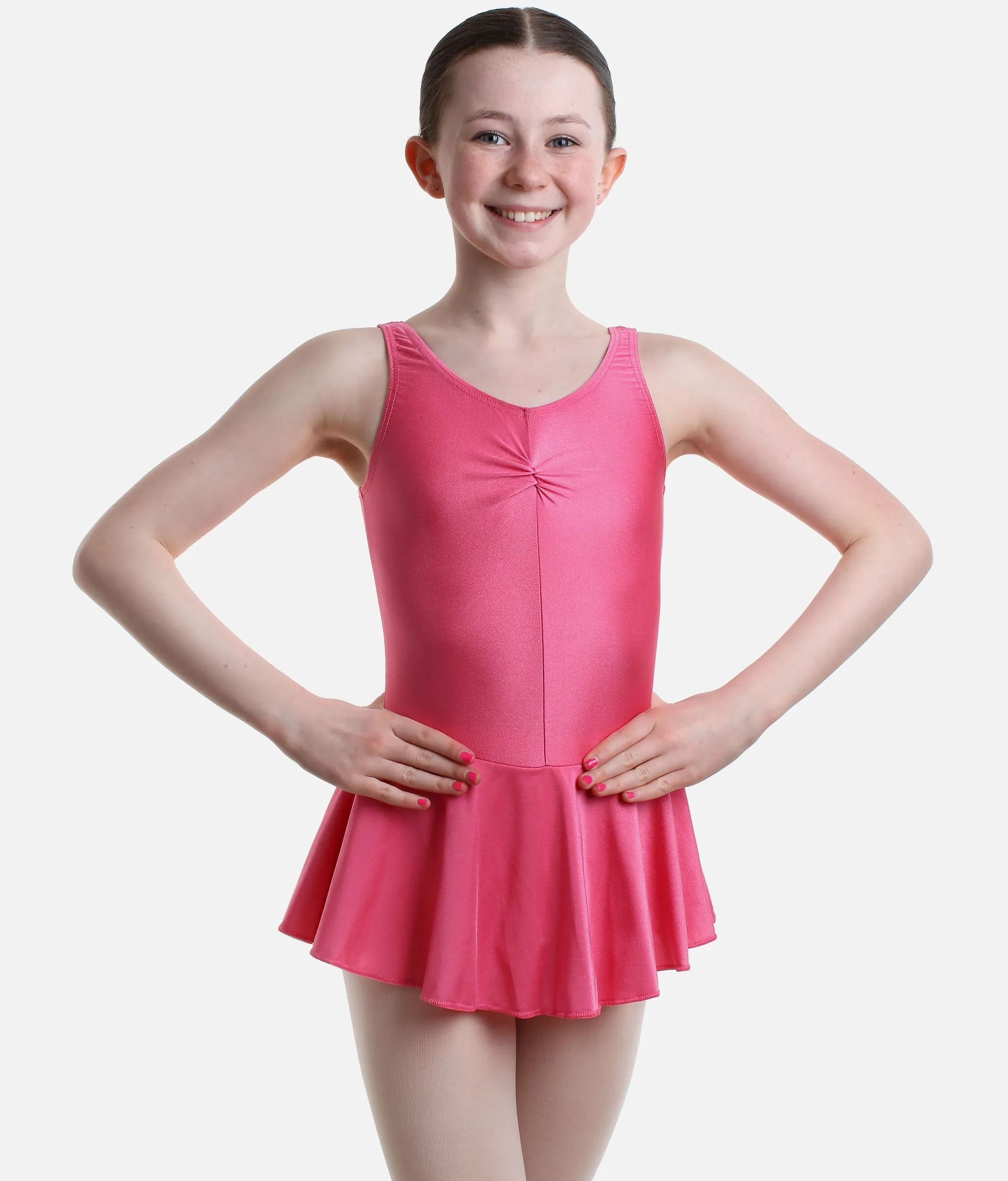 Girls Sleeveless Skirted Leotard - ISTDJ