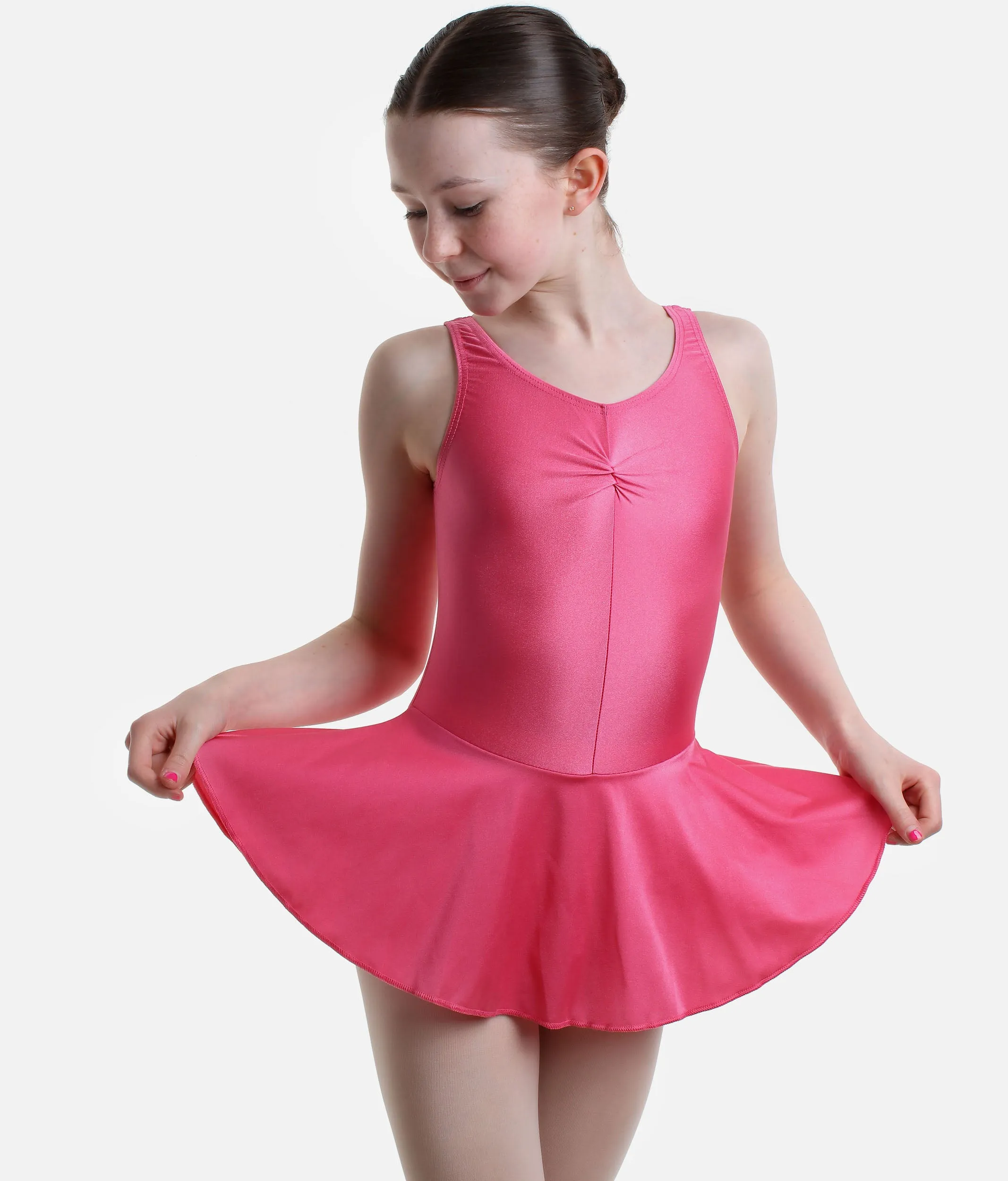 Girls Sleeveless Skirted Leotard - ISTDJ