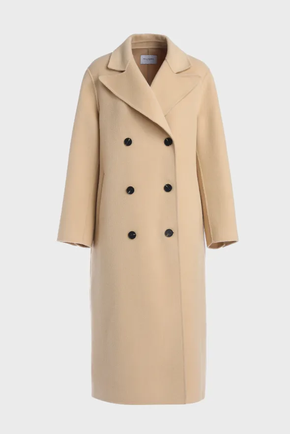 Grand Double-Breasted Wool Coat