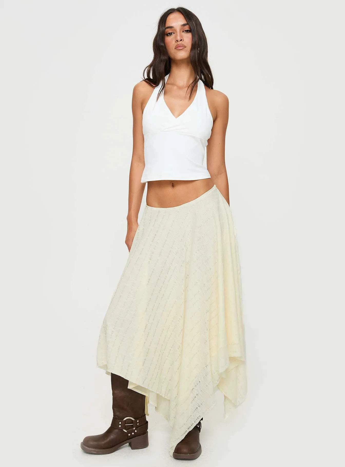 Gratitude Midi Skirt Cream