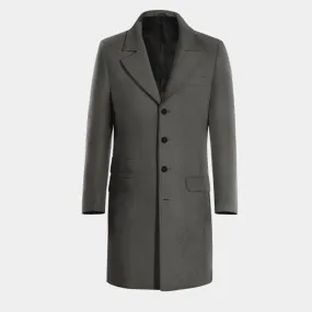 Grey Long Overcoat