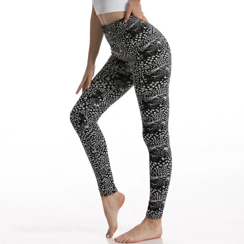 Gym High Waist Leopard Print Leggings