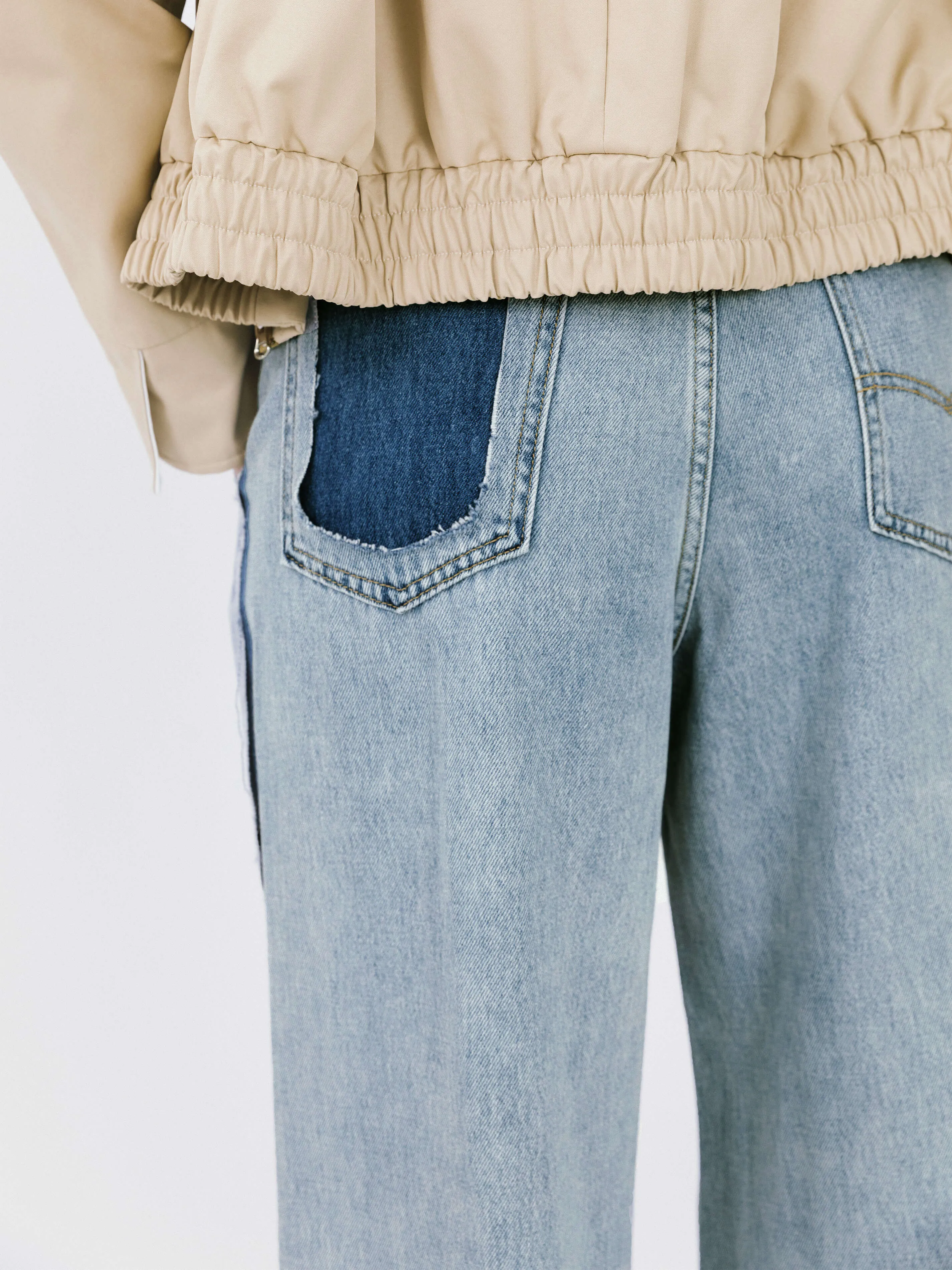 High Waist Barrel Leg Jeans