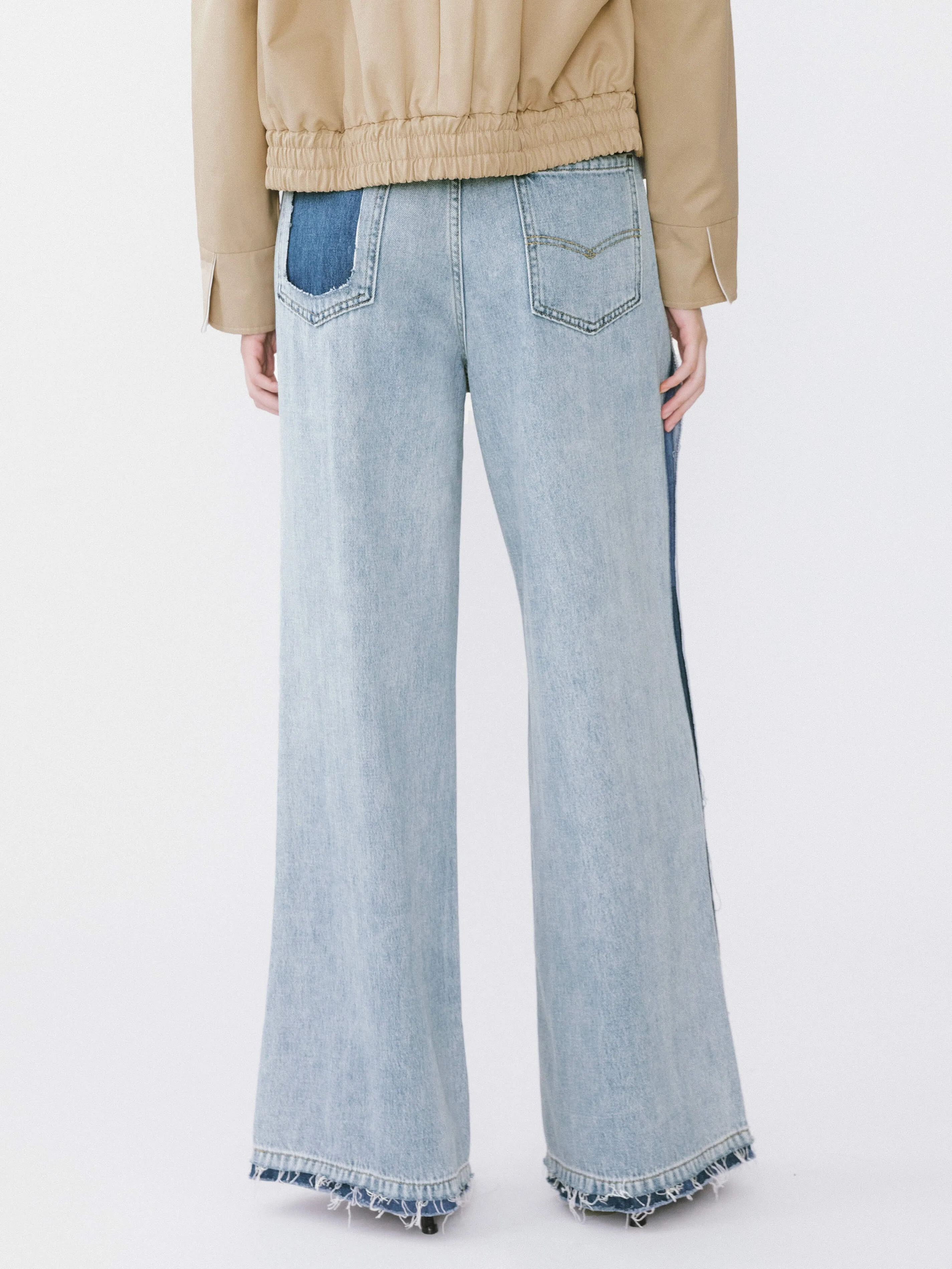 High Waist Barrel Leg Jeans