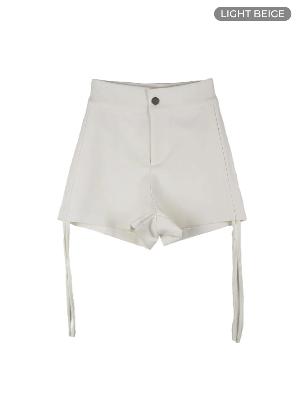 High Waist Shirring Slim-Fit Shorts CF428