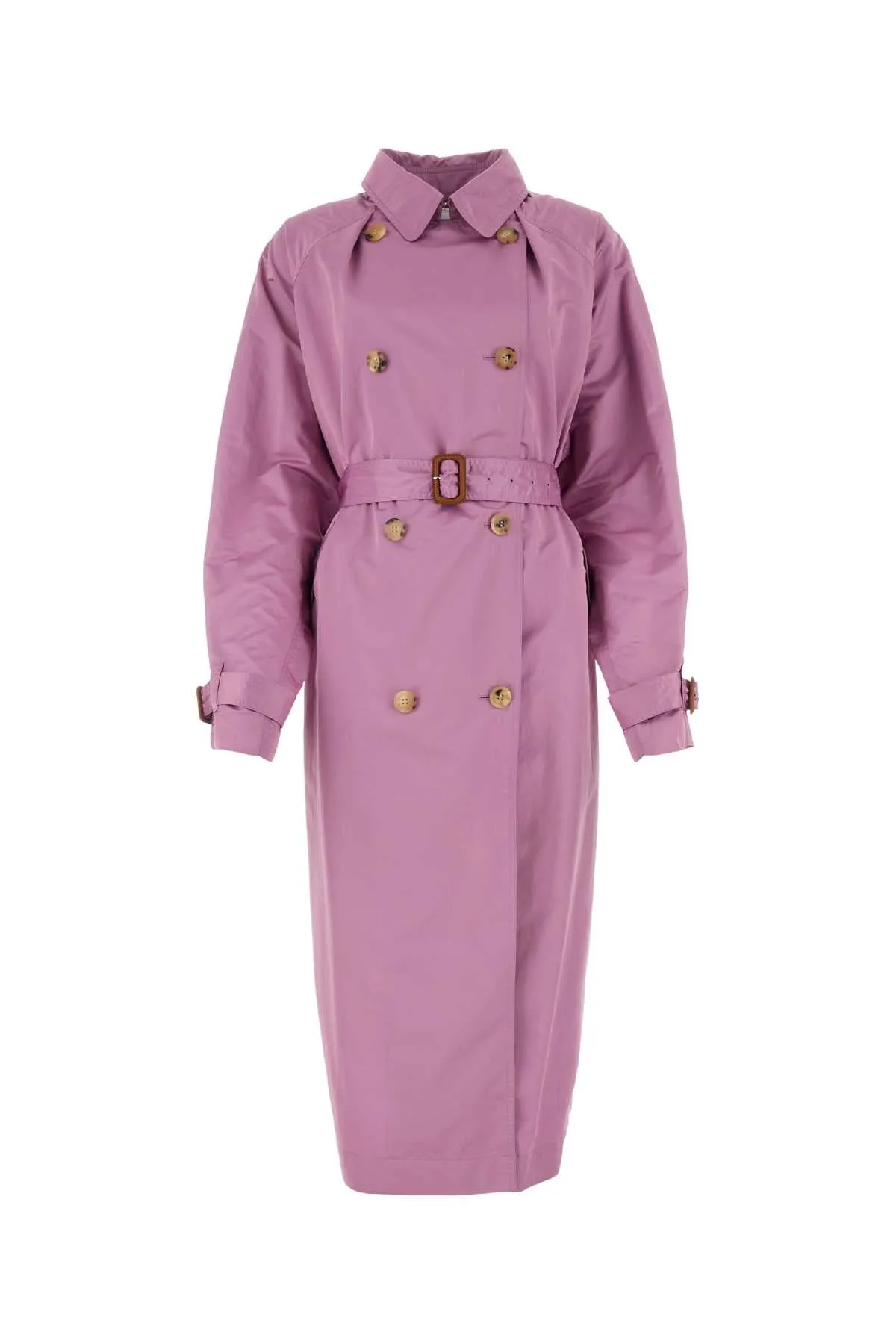 Isabel Marant Lilac Polyester Blend Oversize Edenna Trench Coat