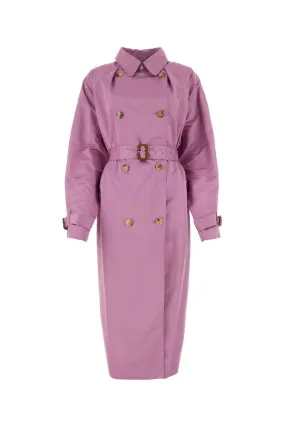 Isabel Marant Lilac Polyester Blend Oversize Edenna Trench Coat