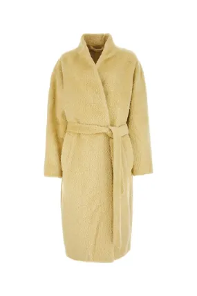 Isabel Marant Pastel Yellow Alpaca Blend Caliste Coat