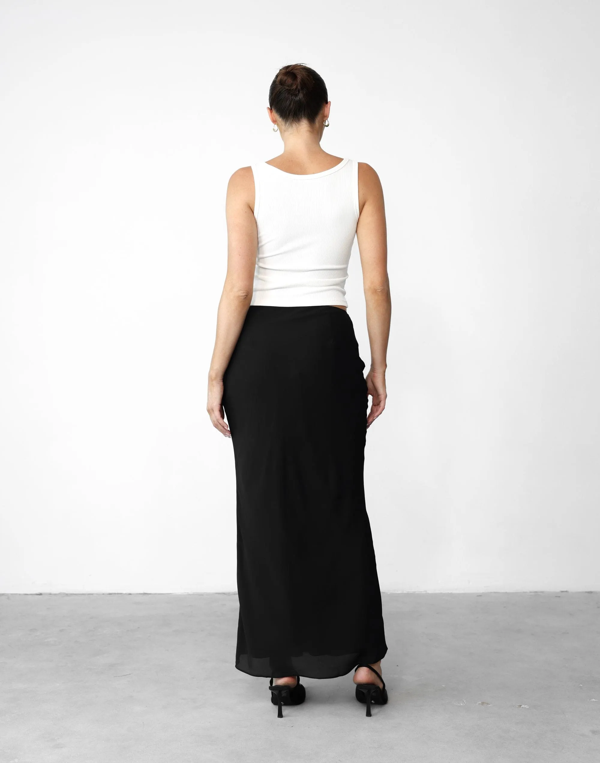 Isla Maxi Skirt (Black)