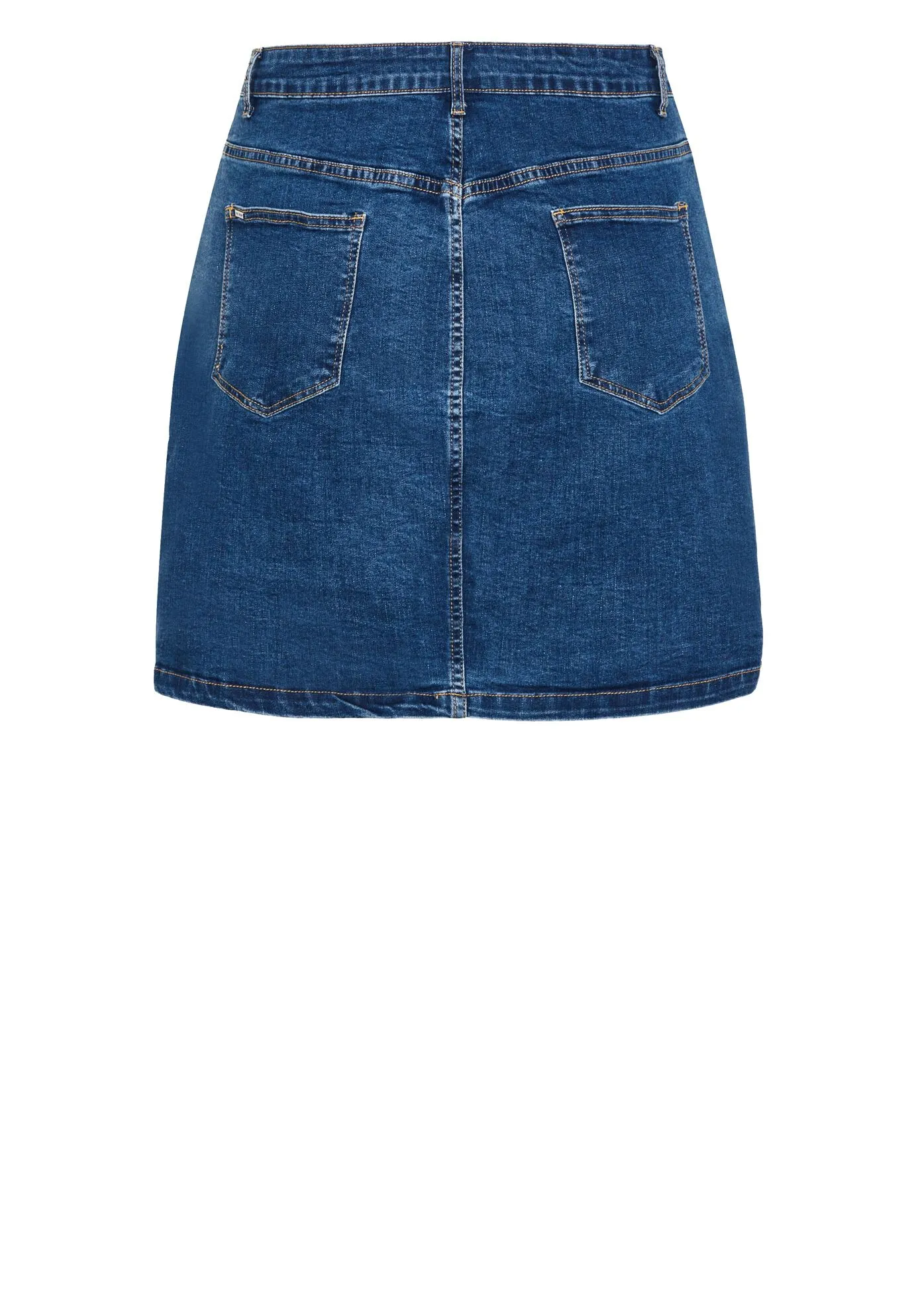 Island Denim Skirt - mid denim