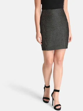 Jacquard Mini Skirt