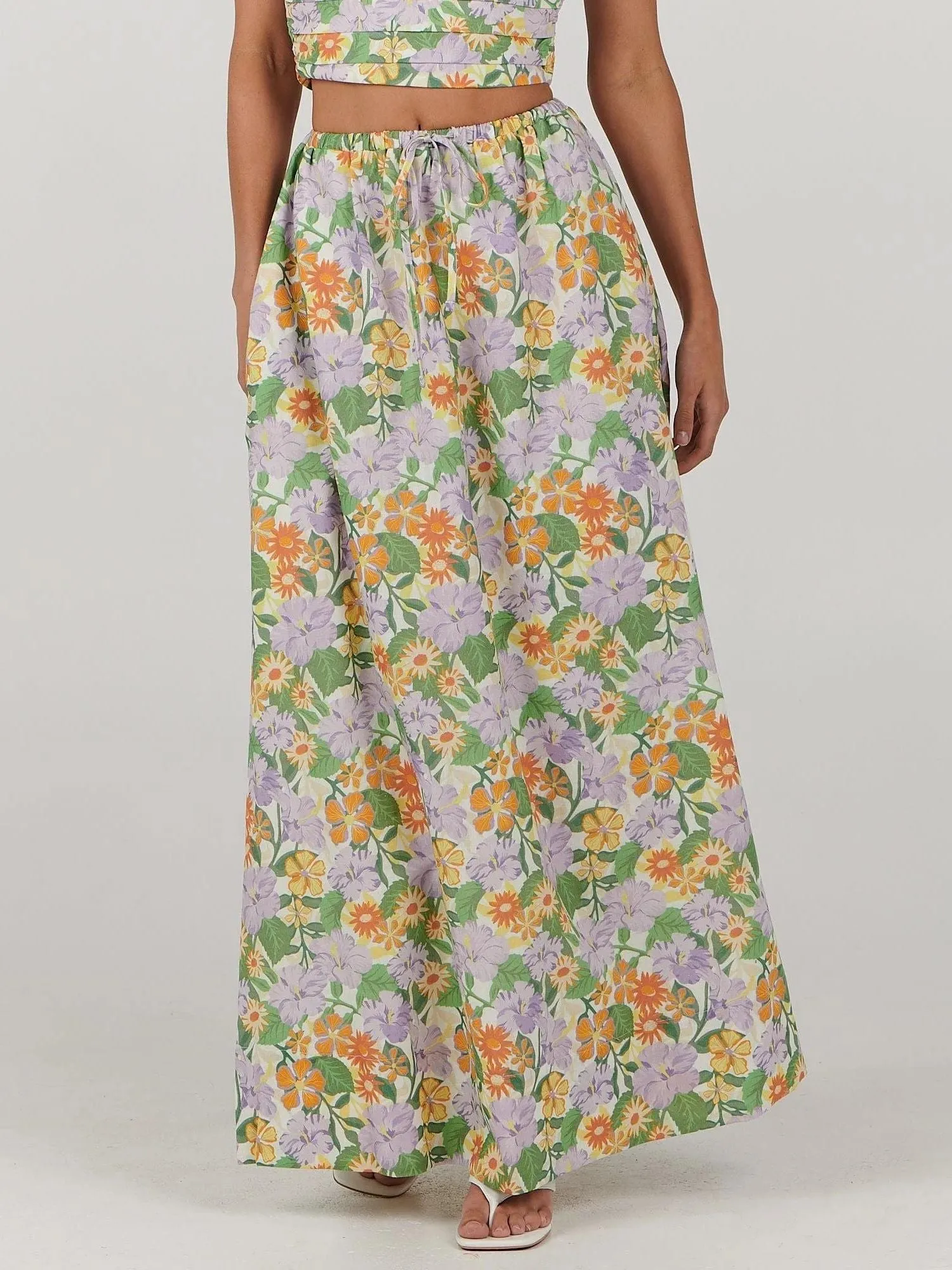 Jarrah Maxi Skirt | Springtime Floral