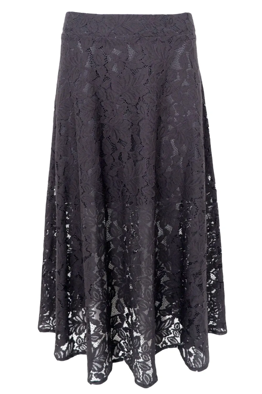 Jones Lace Skirt | Black | Nederdel fra Black Colour