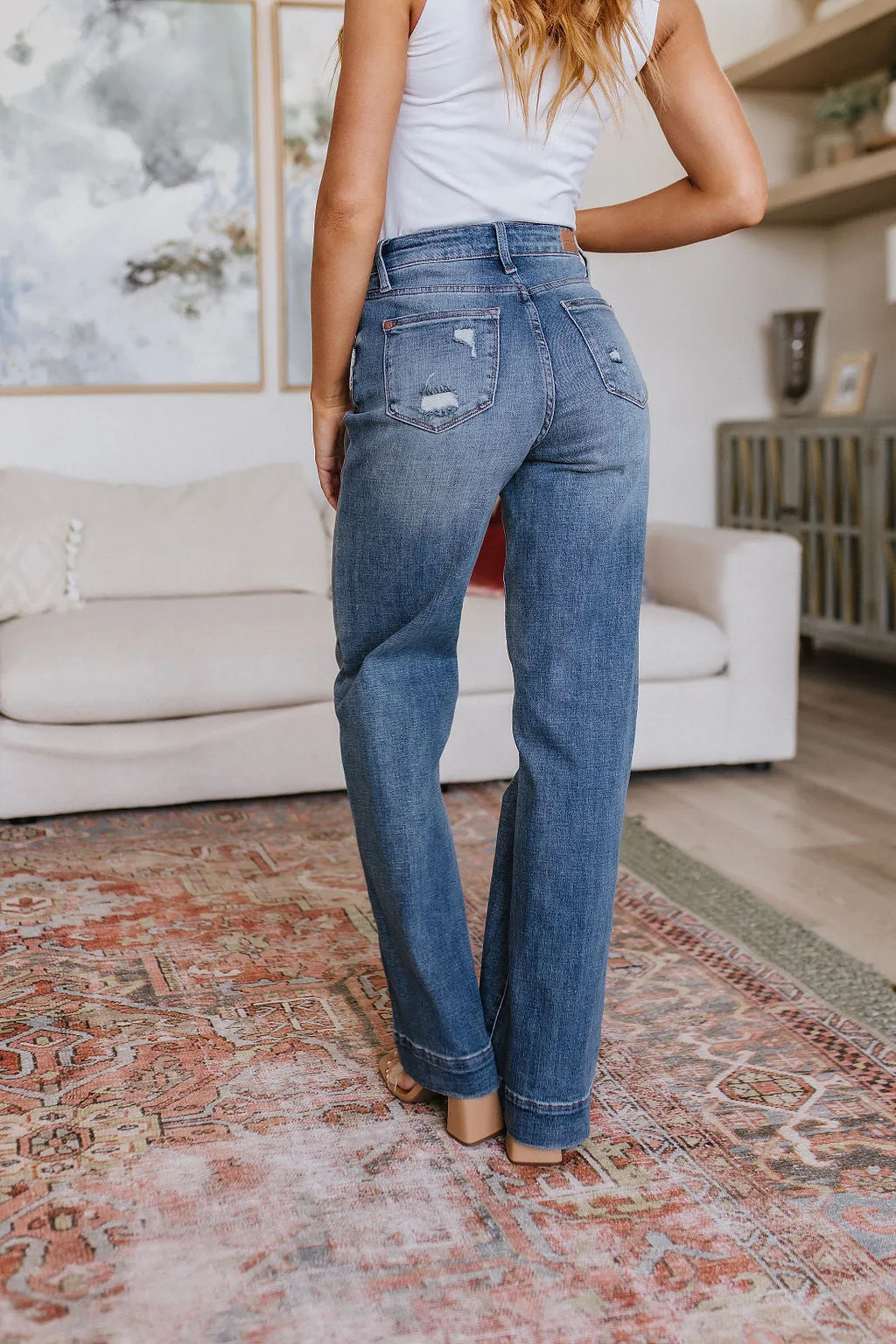 Katrina High Waist Distressed Judy Blue