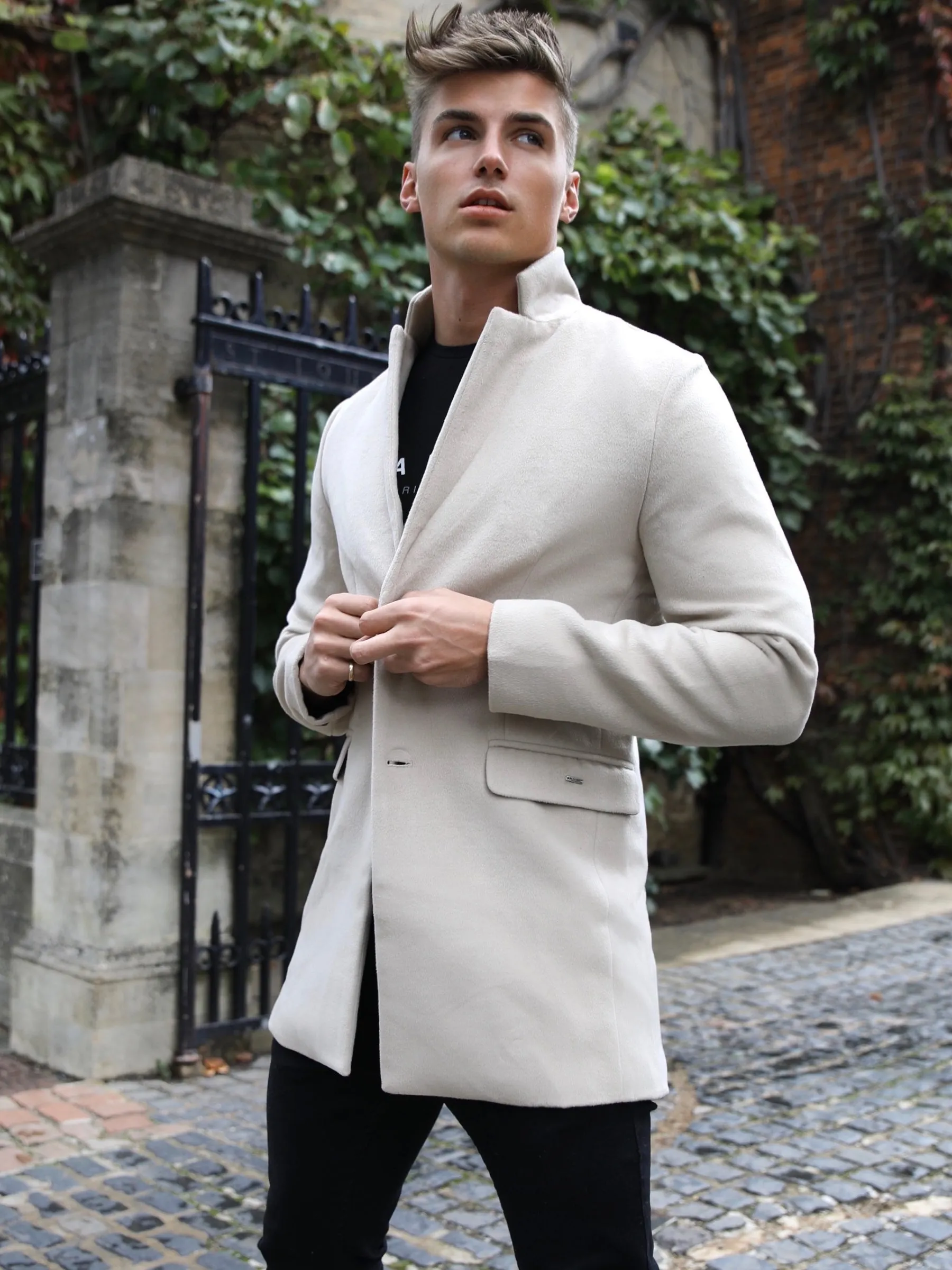 Kensington Peacoat - Tan