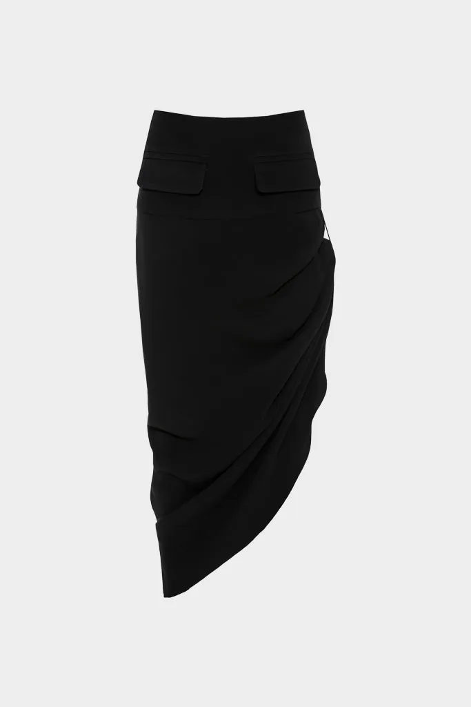 Lado Bokuchava - Calla Skirt - Black