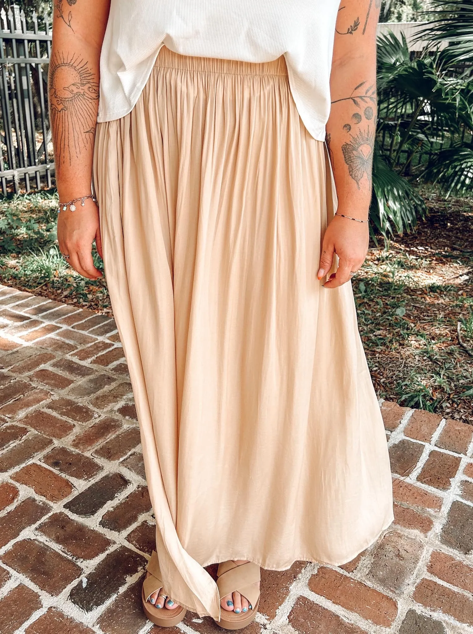 Lately Maxi Skirt | Butter Taupe