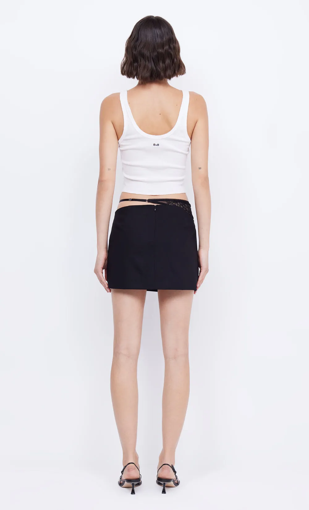 Laure Mini Skirt in Black