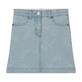 Light Denim Skirt