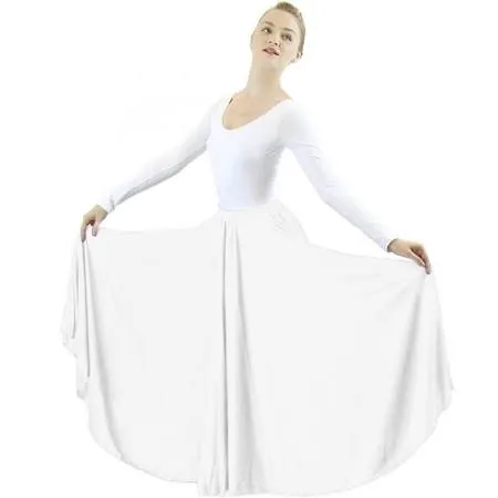 Liturgical Praise Dance Circle skirt in Girls, Ladies and Plus