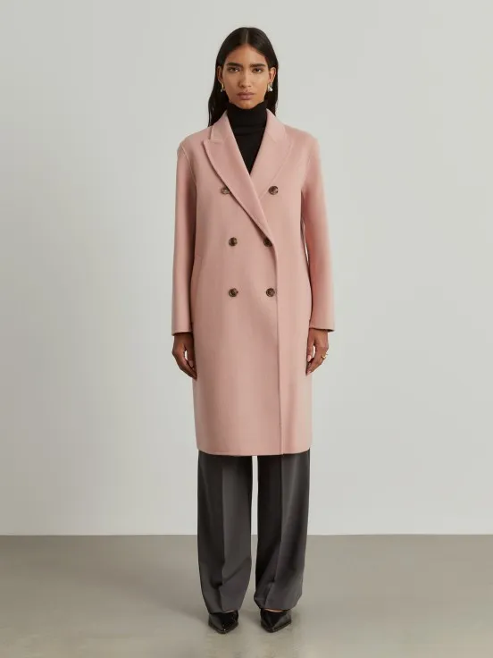 Long wool overcoat