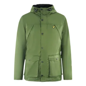 Lyle & Scott Micro Fleece Lined Green Jacket