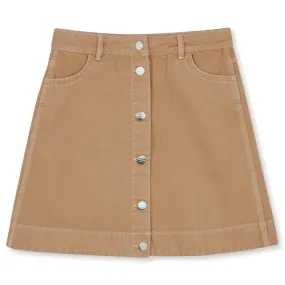 Mads Nrgaard W Ria Denim Skirt (tiger's eye)