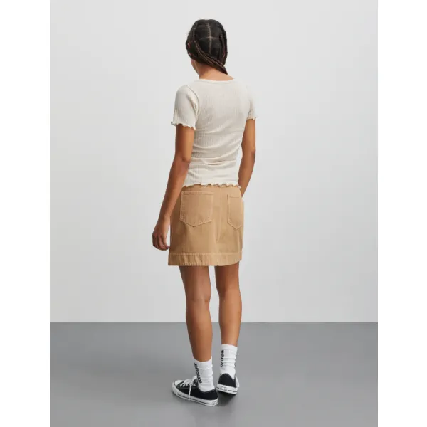 Mads Nrgaard W Ria Denim Skirt (tiger's eye)