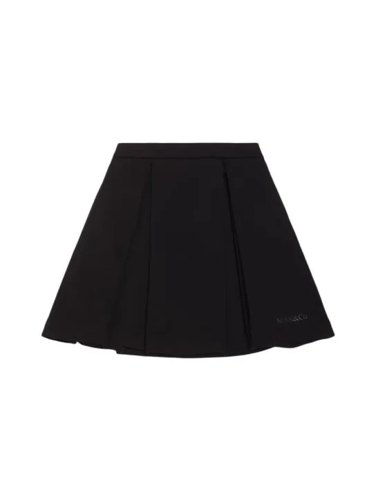 MAX&Co.   Cotton gabardine pleated mini skirt 