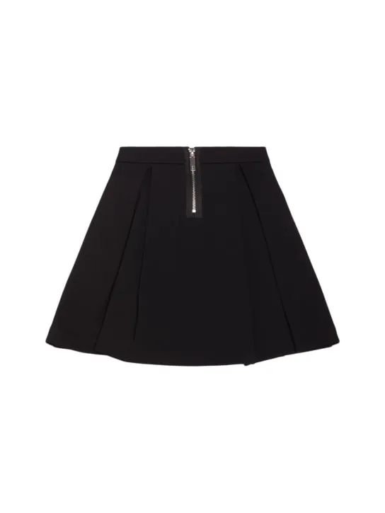 MAX&Co.   Cotton gabardine pleated mini skirt 