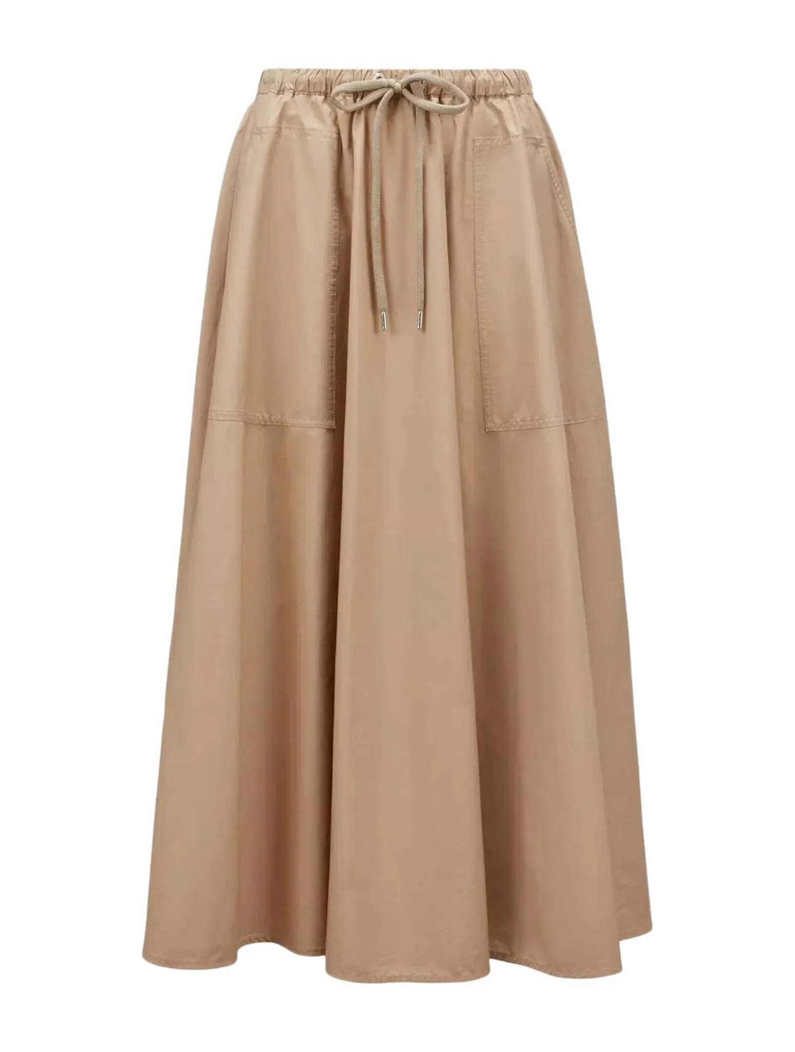 MAXI SKIRT IN POPLIN