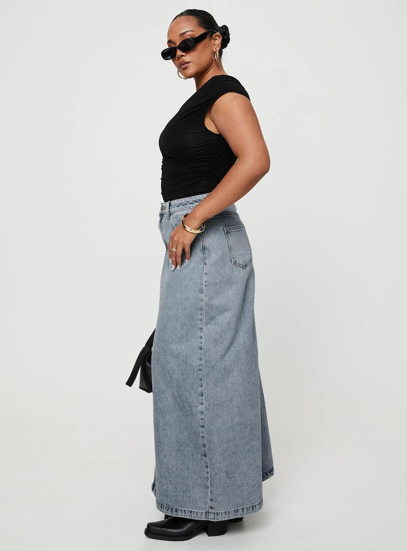 McGuane Denim Midi Skirt