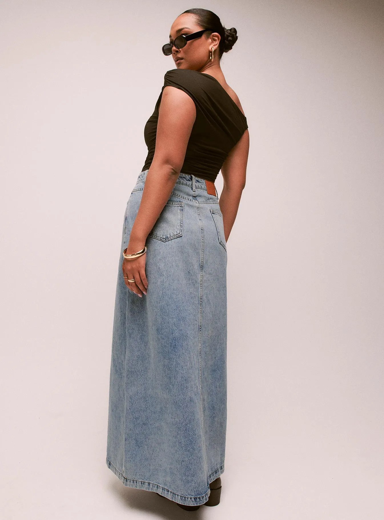 McGuane Denim Midi Skirt